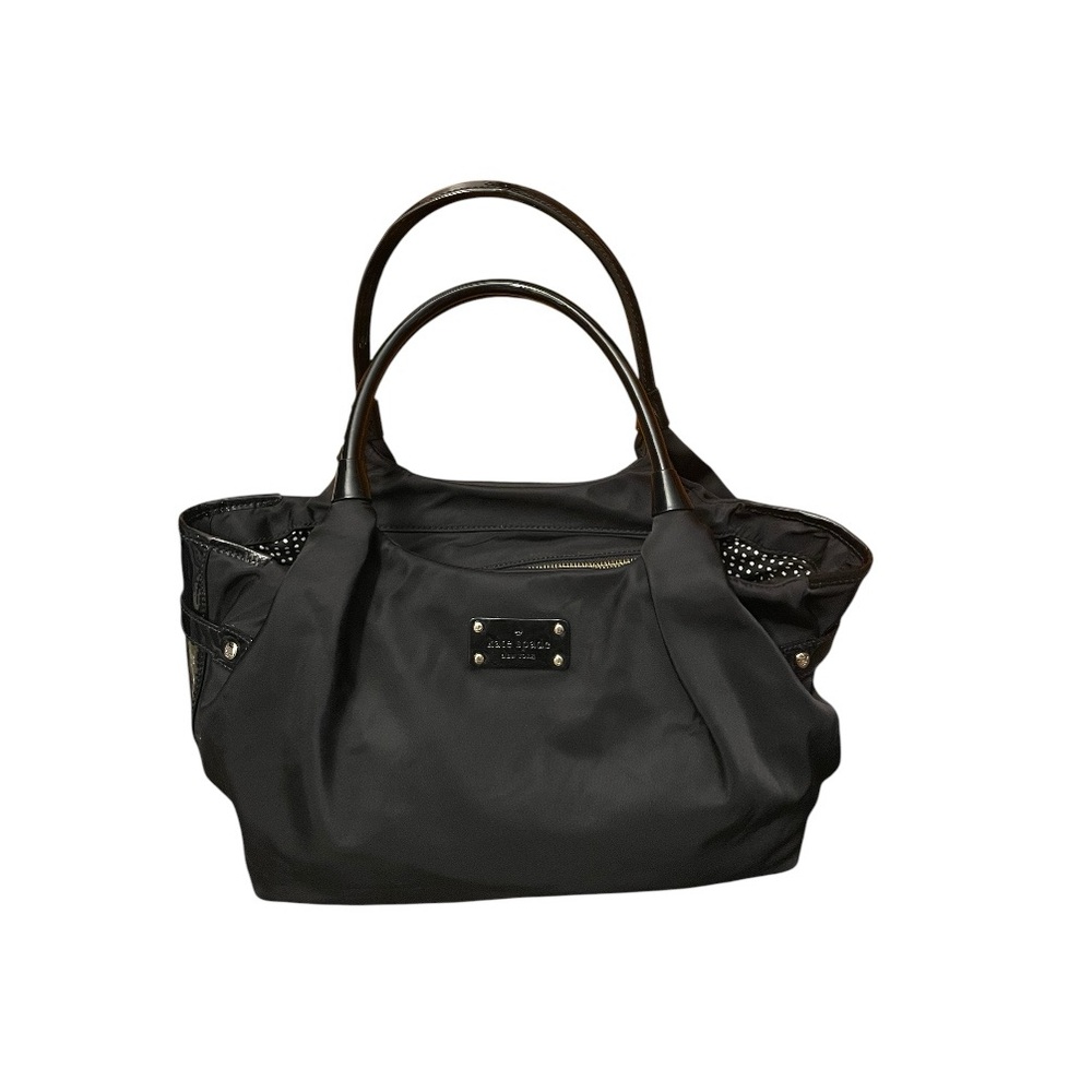 kate spade Black Nylon Tote with Leather Handles